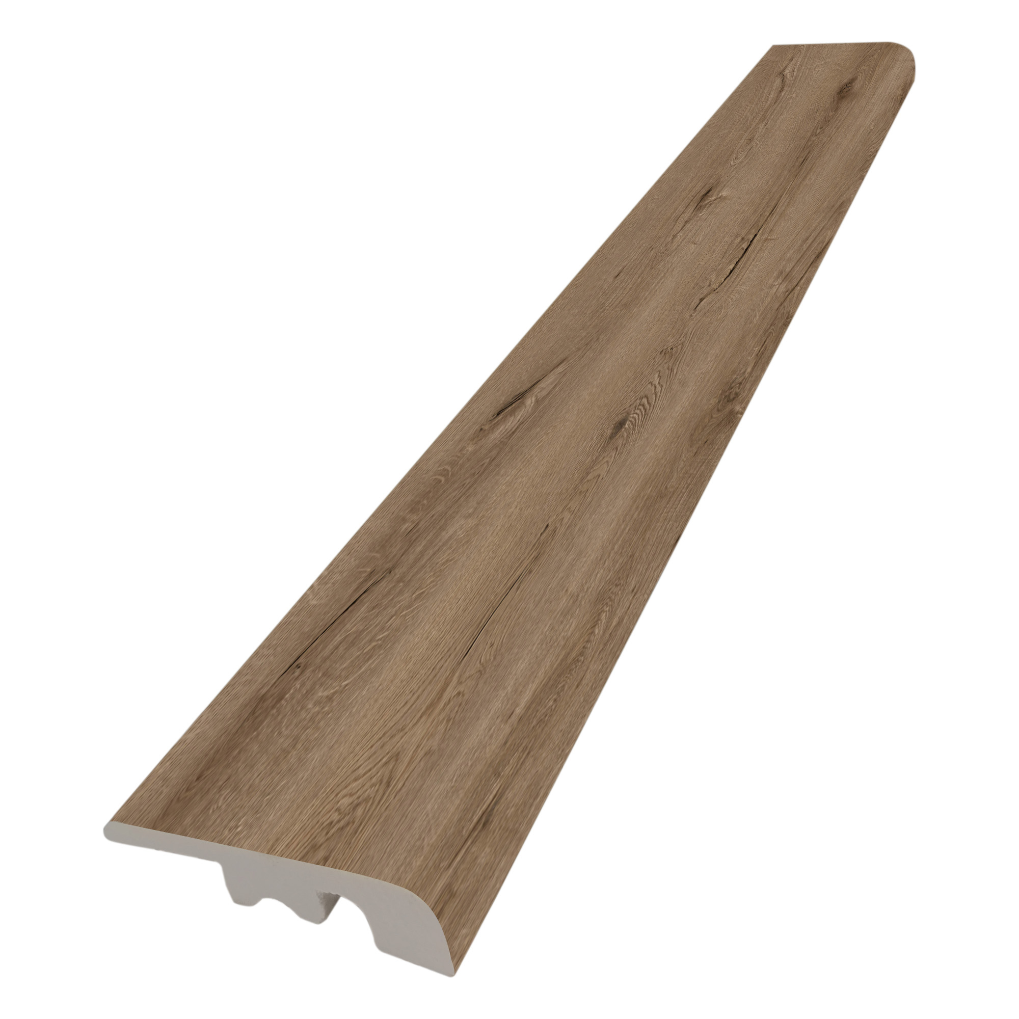 Lone Star Spirit XL Series LI-TS205-E End Cap, 94-1/2 in L, 1.378 in W, 0.394 in Thick, SPC, Forgotten Bark